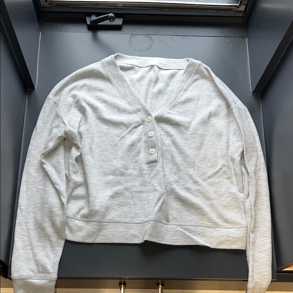 Gilly Hicks Gray Long Sleeve Top